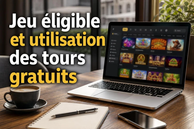 Jeu éligible et utilisation des tours gratuits
